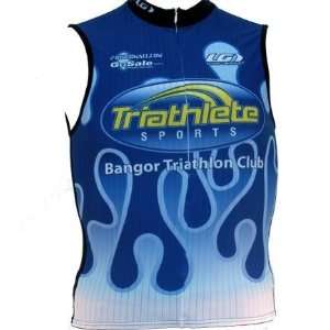  Bangor Triathlon Club Tri Jersey   S: Sports & Outdoors