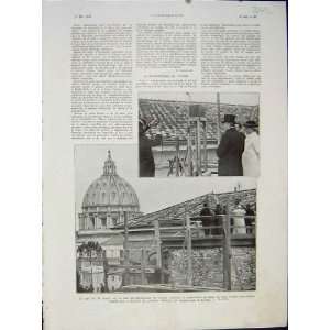  Pope Pie Vatican Rome Marconi Italy French Print 1932 