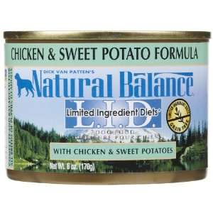  Natural Balance Canned Dog Food, Grain Free Limited Ingredient Diet 