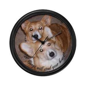 Corgi Pets Wall Clock by CafePress: Home & Kitchen