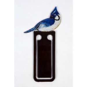   Pack Handpainted Blue Jay Bird Bookmark (Set Of 12): Office Products