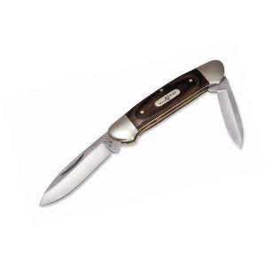  Buck Knives Canoe Pocket Knife Woodgrain Handle: Sports 