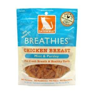   Chicken Breast with Mint & Parsley Cat Treats 2 oz: Pet Supplies