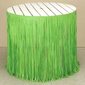   Creative Converting Citrus Green Fringe Table Skirt 