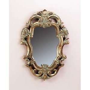  Baroque Design Mirror with Antique Gold Finish: Home 