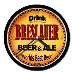  BRESLAUER beer and ale cerveza wall clock: Everything Else