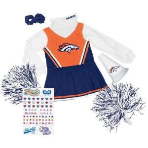  Denver Broncos Girls 4 6X Cheerleader Gift Set: Sports 