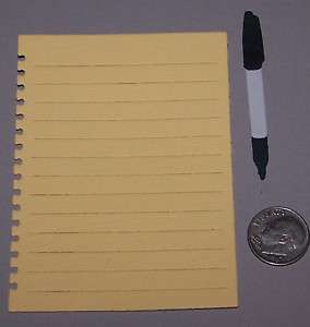 Notebook Paper & Pen Quickutz Scrapbooking Die Cuts  