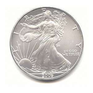   2005 Silver American Eagles   Brilliant Uncirculated 