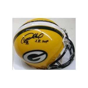Desmond Howard Autographed Green Bay Packers Mini Football Helmet with 