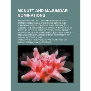  McNutt and Majumdar nominations hearing before the 