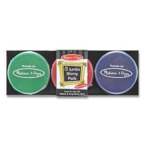   Quality value Jumbo Stamp Pads 3 Pcs By Melissa & Doug: Toys & Games