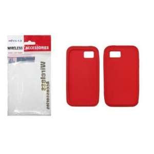  Red Gel Skin Cover Case for Samsung Eternity A867 [Mybat 