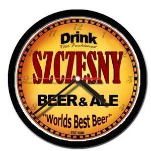  SZCZESNY beer and ale cerveza wall clock: Everything Else