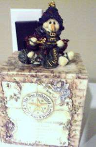 1997 BOYDS BEARS WEE FOLKSTONE PEARL TOO THE KNITTER  