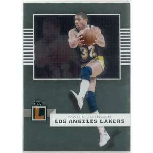   Magic Johnson 2008 Topps Luxury Box Serial #336/599: Sports & Outdoors