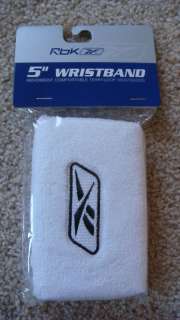 Reebok 2 Wristbands Sweatband One size fits all   NEW  