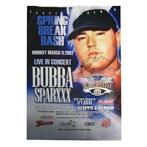  Bubba Sparxx Autographed/Signed Poster 