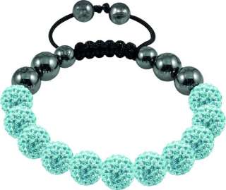 10mm disco balls swarovski crystal 11pcs magnetite bracelets gift box 