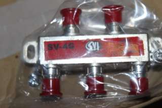 SVI DIGITAL SV 4G 5 1000MHZ 4 WAY COAXIAL SPLITTER NIB!  