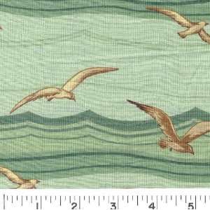  45 Wide Swooping Seagulls Fabric By The Yard Arts 