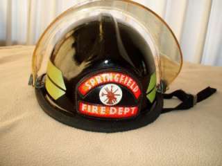 Vintage Springfield Fire Department Firefighter Helmet FIREDOME Model 