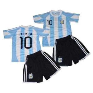  Youth Messi #10 Argentina Home Jersey   Size YXL Fit 9 12 