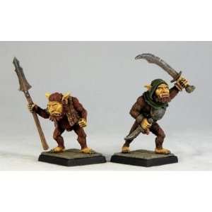   Miniatures (Dungeon Monsters) Bugbear Warriors III (2) Toys & Games