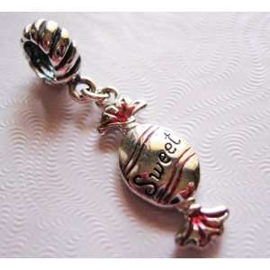 Sweet, Candy, 2d, Sterling Silver, European Style, Charm Dangle Bead