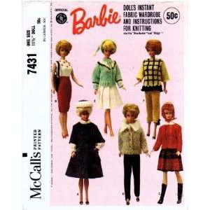   Knitting Pattern Barbie Midge Doll Wardrobe Arts, Crafts & Sewing