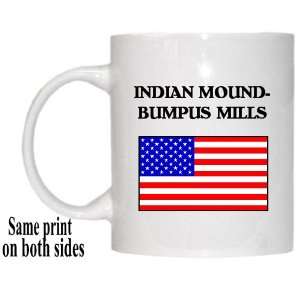  US Flag   Indian Mound Bumpus Mills, Tennessee (TN) Mug 
