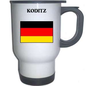  Germany   KODITZ White Stainless Steel Mug Everything 