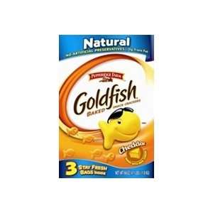 Pepperidge Farm Goldfish, Cheddar, 4.1 lbs (Pack of 3):  