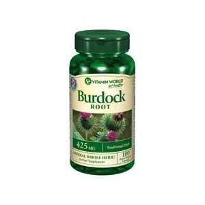  Burdock Root 425 mg. 100 Capsules