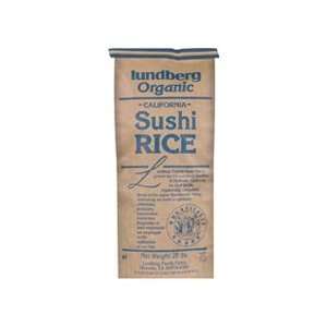  Rice, Organic, White, Short, Sush, lb (pack of 25 