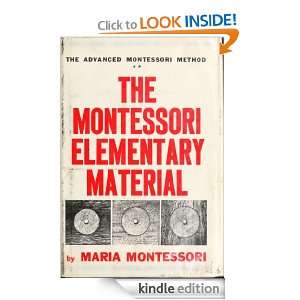 The Montessori Elementary Material Maria Montessori  