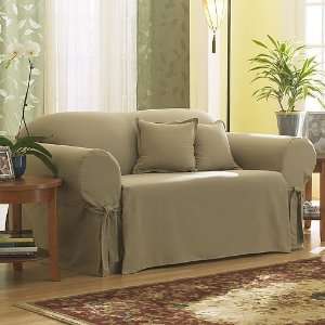  Sure Fit Solid Duck Cloth Slipcover Collection: Home 