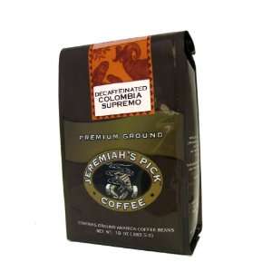 Decaf Colombia Supremo   Ground Coffee Grocery & Gourmet Food