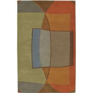   Naya   NY 5024 Area Rug   9 x 13   Tangerine Multi