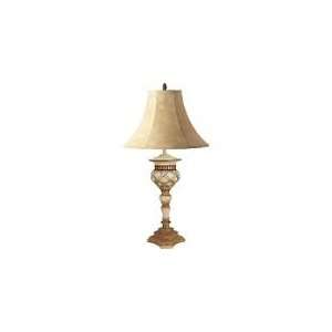  Ore Antique Ivory Ornate Table Lamp