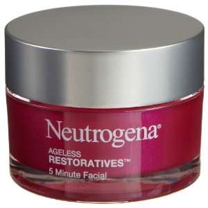  Neutrogena Ageless Restoratives 5 Minute Facial, 1.7 Ounce 