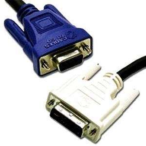  C2G / Cables to Go 25823 DVI A Male to HD15 VGA Male 