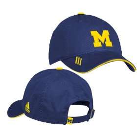  Adidas Michigan Wolverines Coaches Adjustable Slouch Cap 