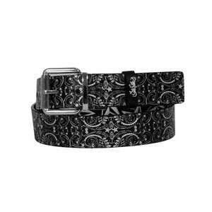  So Cal Paisley Star Reversible Belt Size S/M: Sports 