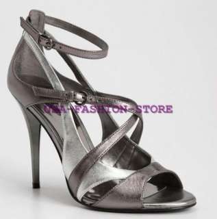 NEW GUESS TOKENIQUE PEWTER HEELS PUMPS SHOES WOMENS SZ  