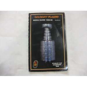  BOOK Calgary Flames Media Guide 1989 90 Stanly Cup 