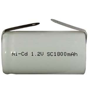  Sub C 1800 mAh NiCd Battery with Tabs: Electronics