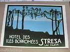 1987 vintage italy hotel des iles borromees stresa lac majeur