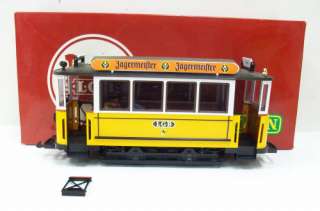 LGB 3500 Yellow Non Powered Streetcar / Trolley/Box  