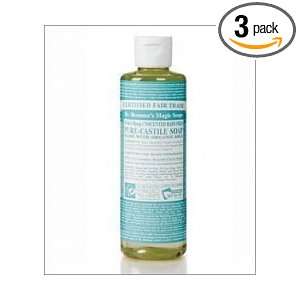 Dr. Bronners Soaps Organic Pure Castile Liquid Soap Baby Mild   8 Oz 
